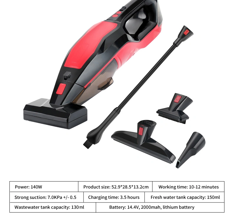 Multifunction Vacuum Cleaner for Pet Water Jet Lithium Battery with Wireless