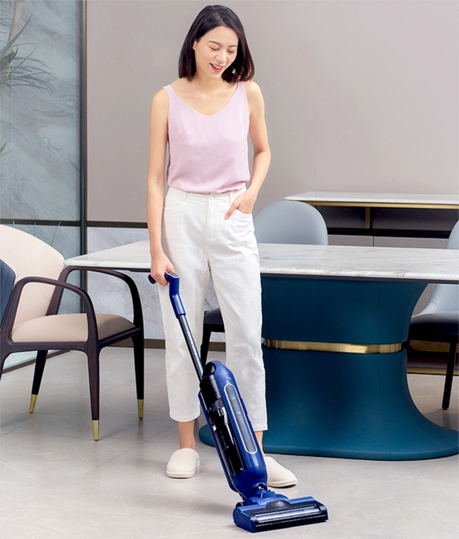 Cordless Wet Dry Vacuum Cleaner with Dual Self-Cleaning Systems Built for Wet and Dry Dirt