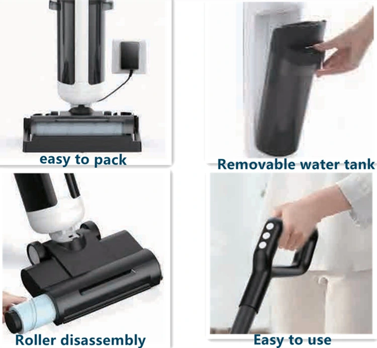 Wireless Floor Washer Self Cleaning Mop Wet and Dry Vacuum Cleaner